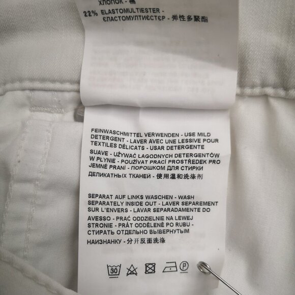 Raphaela by Brax Proform Slim Ladies Size 18R Rosanna Rocket Off White Pants - Picture 7 of 14